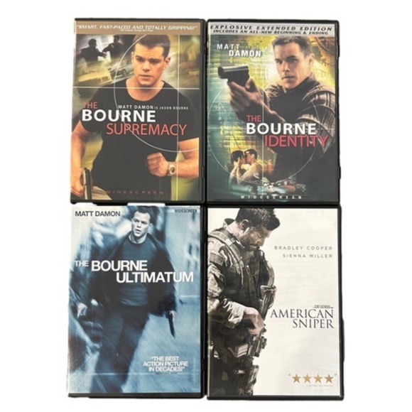 Other - Action Adventure Bundle (4) DVD Movies Set